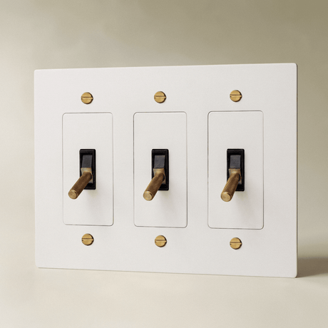 The Brass 4-Way Toggle Switch (1 to 5 Gang) - Residence Supply