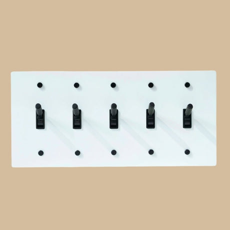 The Architectural Brass Toggle Switch (1 to 5 Gang) - Open Box
