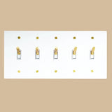 The Architectural Brass 4-Way Toggle Switch (1 to 5 Gang) - Open Box