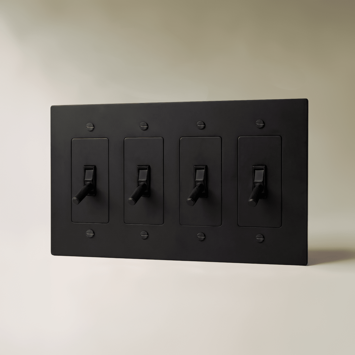 The Brass 4-Way Toggle Switch (1 to 5 Gang) - Residence Supply