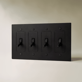 The Brass 4-Way Toggle Switch (1 to 5 Gang) - Residence Supply