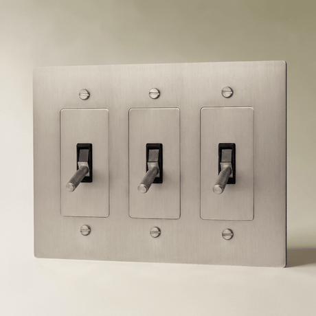 The Brass 4-Way Toggle Switch (1 to 5 Gang) - Residence Supply