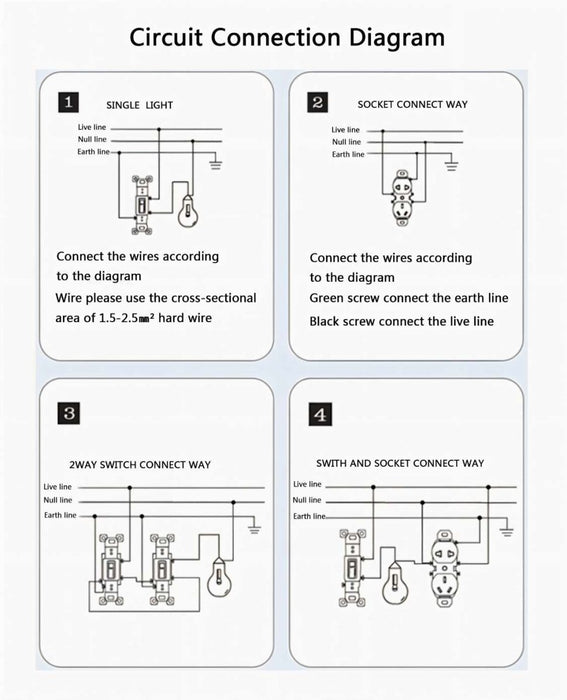 The Brass 4 - Way Toggle Switch (1 to 5 Gang) - Residence Supply