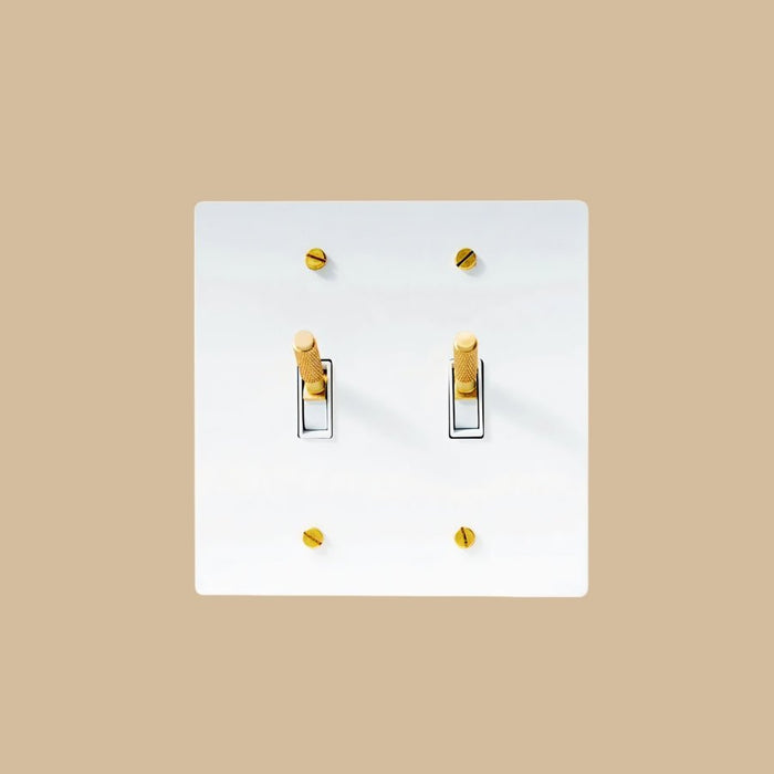 The Brass 4 - Way Toggle Switch (1 to 5 Gang) - Residence Supply