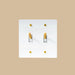 The Brass 4 - Way Toggle Switch (1 to 5 Gang) - Residence Supply