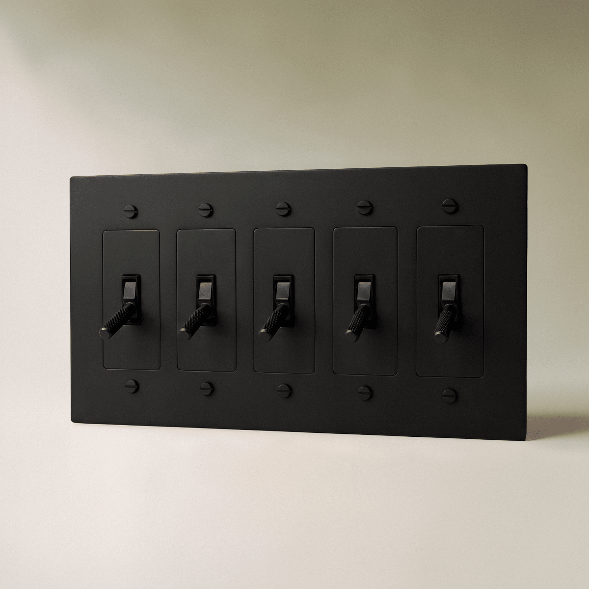 The Brass 4-Way Toggle Switch (1 to 5 Gang) - Residence Supply