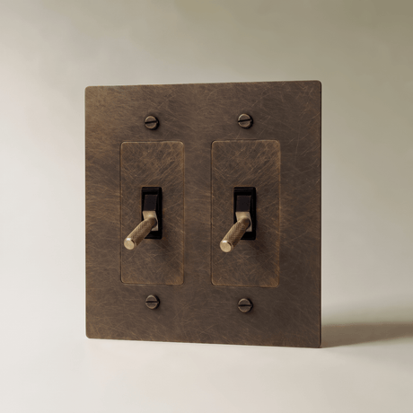 The Brass 4-Way Toggle Switch (1 to 5 Gang) - Residence Supply
