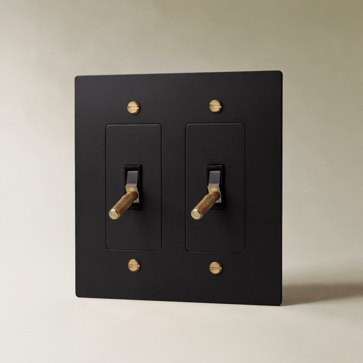The Brass 4-Way Toggle Switch (1 to 5 Gang) - Residence Supply