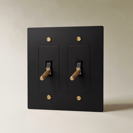 The Brass 4-Way Toggle Switch (1 to 5 Gang) - Residence Supply
