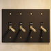 The Brass 4 - Way Toggle Switch (1 to 5 Gang) - Residence Supply