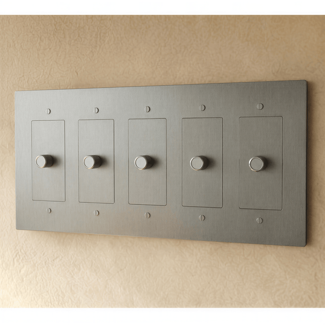 The Brass Dimmer Switch (1 to 5 Gang) - Residence Supply