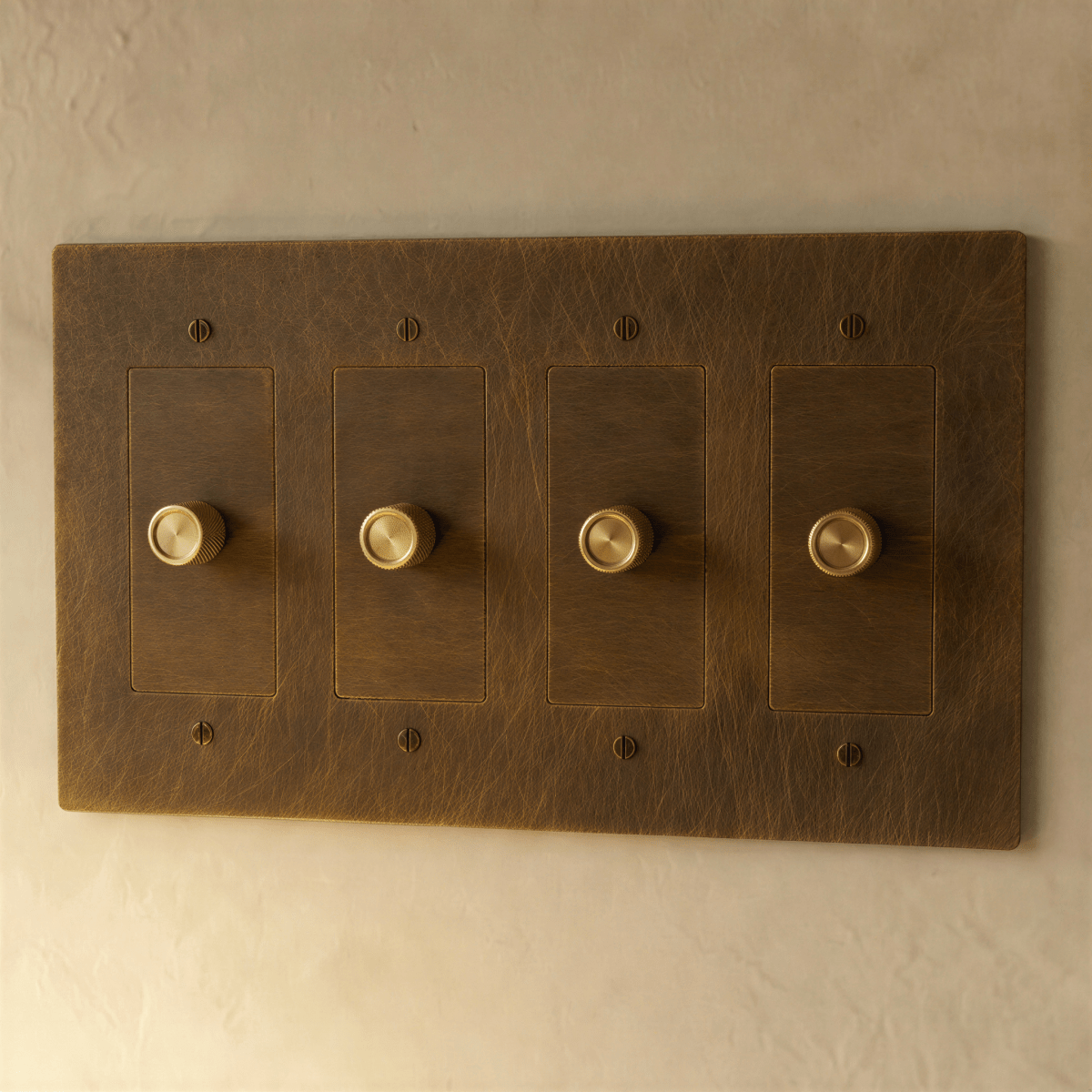The Brass Dimmer Switch (1 to 5 Gang) - Residence Supply