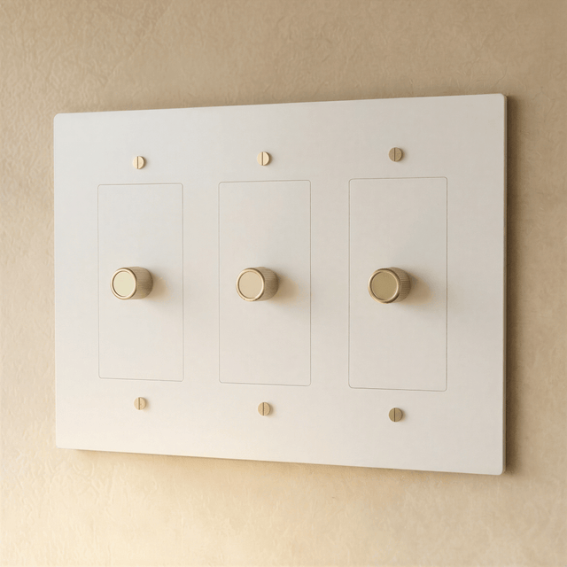The Brass Dimmer Switch (1 to 5 Gang) - Residence Supply