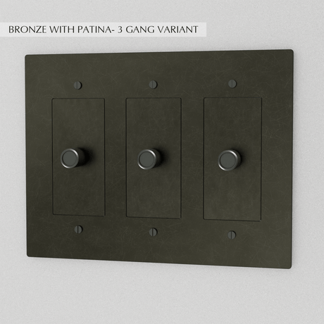 The Brass Dimmer Switch (1 to 5 Gang) - Residence Supply
