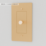 The Brass Dimmer Switch (1 to 5 Gang) - Residence Supply