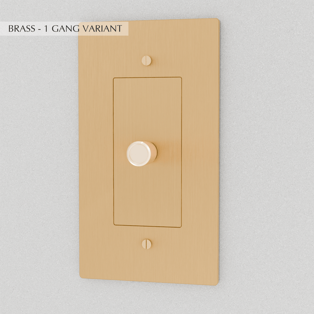 The Brass Dimmer Switch (1 to 5 Gang) - Residence Supply