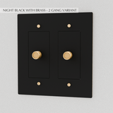 The Brass Dimmer Switch (1 to 5 Gang) - Residence Supply