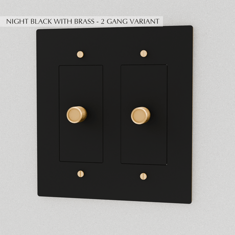 The Brass Dimmer Switch (1 to 5 Gang) - Residence Supply