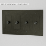 The Brass Dimmer Switch (1 to 5 Gang) - Residence Supply