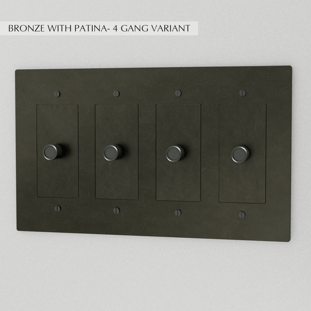The Brass Dimmer Switch (1 to 5 Gang) - Residence Supply