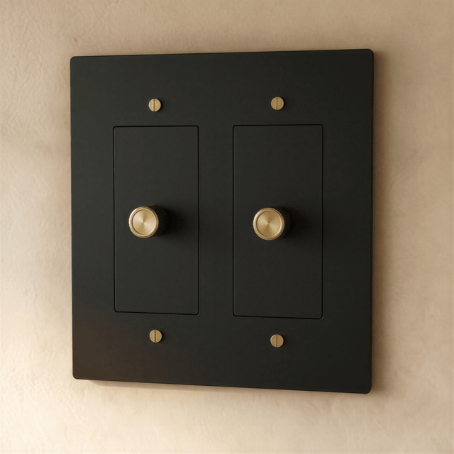 The Brass Dimmer Switch (1 to 5 Gang) - Residence Supply