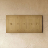 The Brass Dimmer Switch (1 to 5 Gang) - Residence Supply