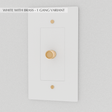 The Brass Dimmer Switch (1 to 5 Gang) - Residence Supply
