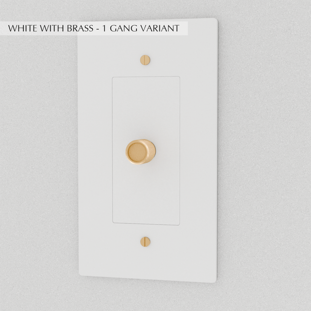 The Brass Dimmer Switch (1 to 5 Gang) - Residence Supply