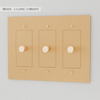 The Brass Dimmer Switch (1 to 5 Gang) - Residence Supply