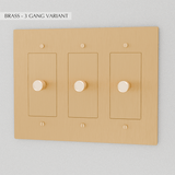 The Brass Dimmer Switch (1 to 5 Gang) - Residence Supply