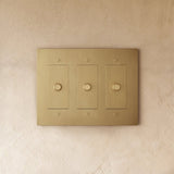 The Brass Dimmer Switch (1 to 5 Gang) - Residence Supply