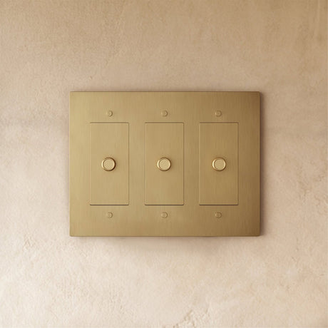 The Brass Dimmer Switch (1 to 5 Gang) - Residence Supply