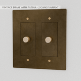 The Brass Dimmer Switch (1 to 5 Gang) - Residence Supply