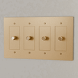 The Brass Dimmer Switch (1 to 5 Gang) - Residence Supply