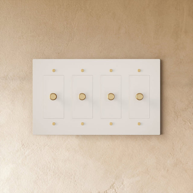 The Brass Dimmer Switch (1 to 5 Gang) - Residence Supply