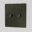 The Brass Dimmer Switch (1 to 5 Gang) - Residence Supply