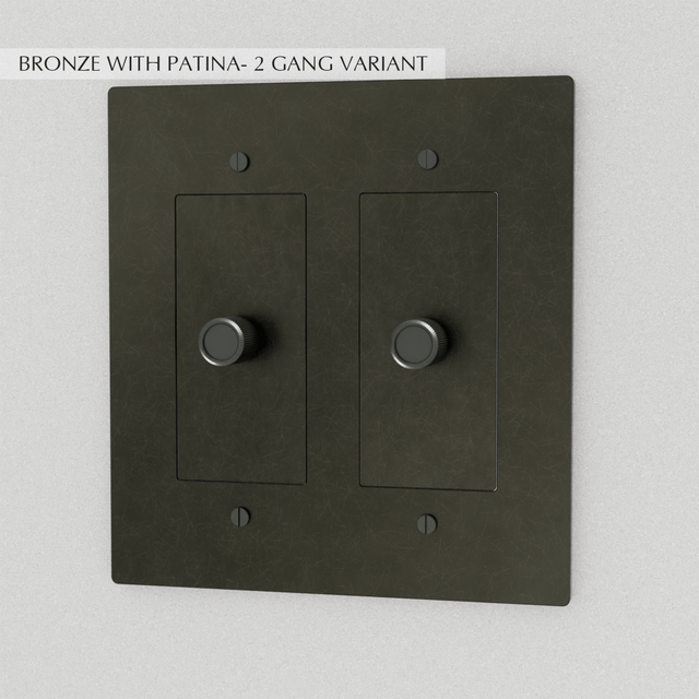 The Brass Dimmer Switch (1 to 5 Gang) - Residence Supply