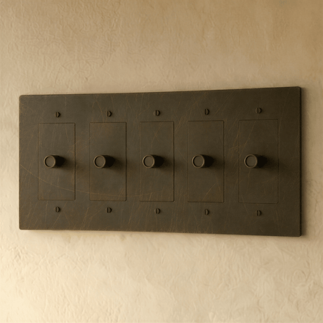 The Brass Dimmer Switch (1 to 5 Gang) - Residence Supply