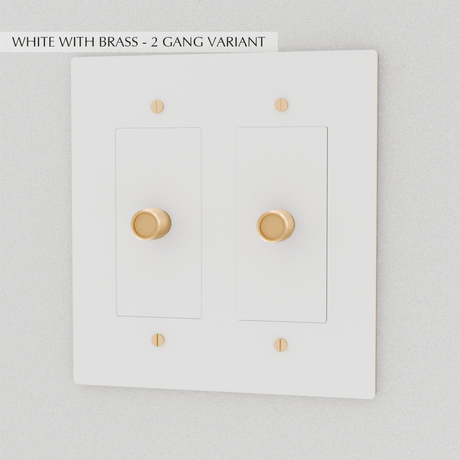 The Brass Dimmer Switch (1 to 5 Gang) - Residence Supply