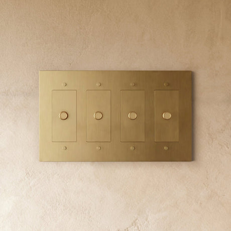The Brass Dimmer Switch (1 to 5 Gang) - Residence Supply