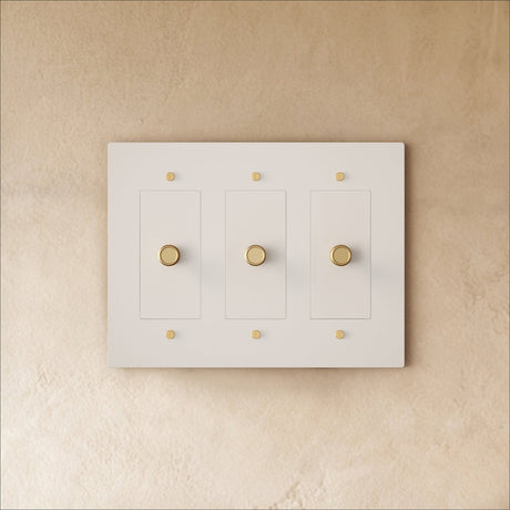 The Brass Dimmer Switch (1 to 5 Gang) - Residence Supply