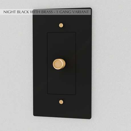 The Brass Dimmer Switch (1 to 5 Gang) - Residence Supply
