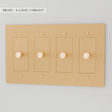 The Brass Dimmer Switch (1 to 5 Gang) - Residence Supply