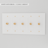 The Brass Dimmer Switch (1 to 5 Gang) - Residence Supply