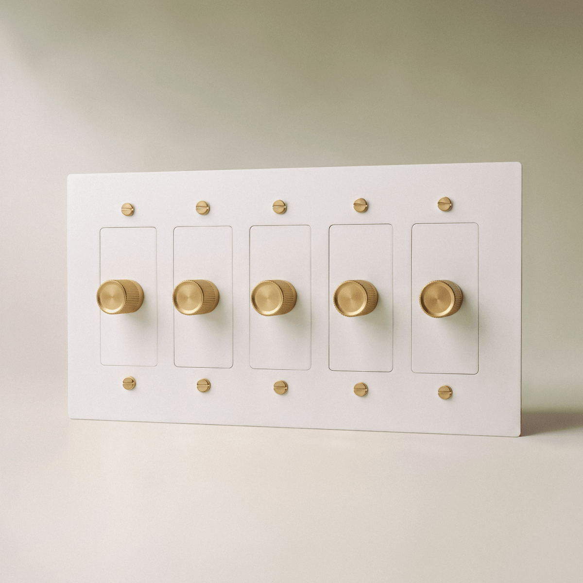 The Brass Dimmer Switch (1 to 5 Gang) - Residence Supply
