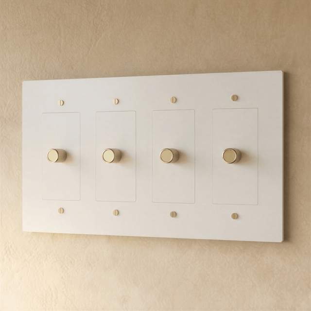 The Brass Dimmer Switch (1 to 5 Gang) - Residence Supply