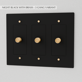 The Brass Dimmer Switch (1 to 5 Gang) - Residence Supply