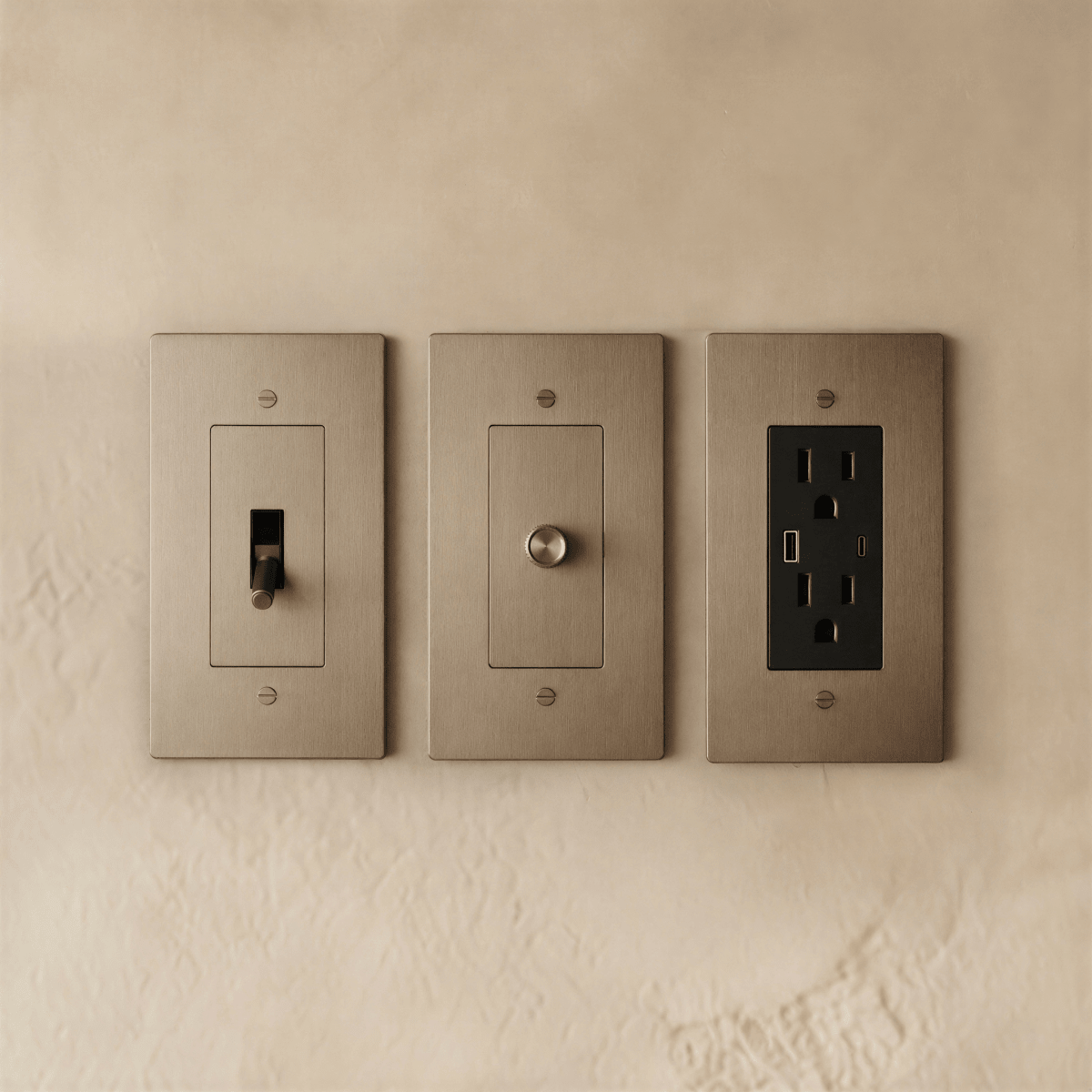 The Brass Electrical Sample Kit - Residence Supply