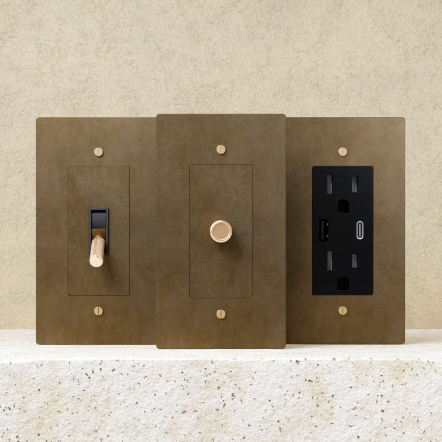 The Brass Electrical Sample Kit - Residence Supply