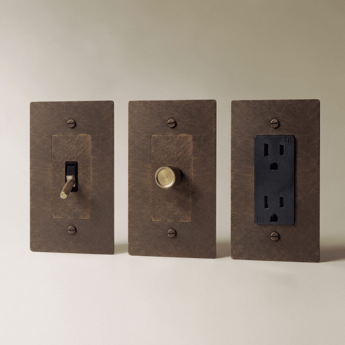 The Brass Electrical Sample Kit - Residence Supply